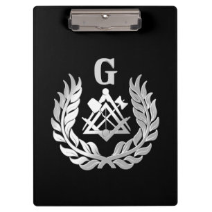 Silver masonry symbool klembord