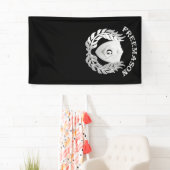 Silver masonry symbool spandoek (Insitu)