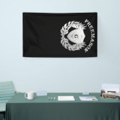 Silver masonry symbool spandoek (Beurs)