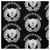 Silver masonry symbool stof (Swatch)