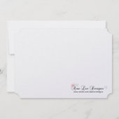 Silver Masquerade Ball Mask Costume Halloween Part Kaart (Achterkant)