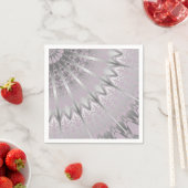 Silver Mauve Mandala Servetten (Insitu)