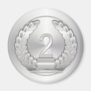 Silver Medal Magneet