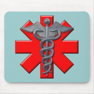 Silver Medical Professional-symbool Muismat