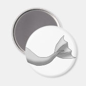 Silver Mermaid Tail Magneet (Voorkant / Achterkant)