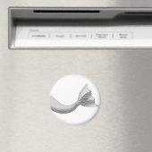 Silver Mermaid Tail Magneet (Insitu (Vaatwasser))