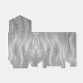 Silver Metal Abstract Bedankdoosjes (Uitgevouwen)