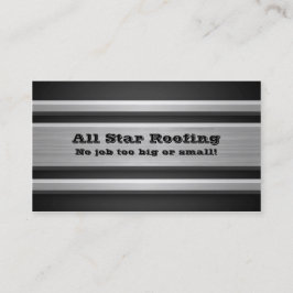 Silver Metal Business Card Template Generic Visitekaartje