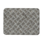 Silver Metal Grid Pattern Magneet (Horizontaal)