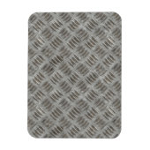 Silver Metal Grid Pattern Magneet (Verticaal)