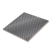 Silver Metal Grill Tegeltje (Zijkant)