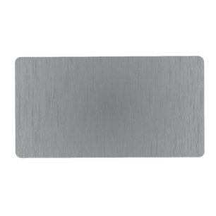 Silver Metal Kijk Etiket