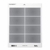 Silver Metal Kijk Etiket (Full Sheet)