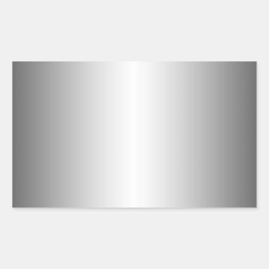 Silver Metal Look Sticker (Voorkant)