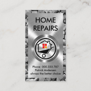 Silver Metal Works Home Reparatie Visitekaartje