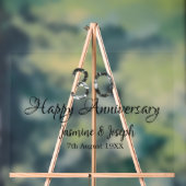 Silver Metallic 30th Happy anniversaire ajouter no (Neutre)