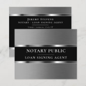 Silver metallic elegant flyer (Voorkant / Achterkant)