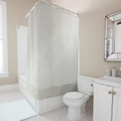 Silver Metallic Excellent Pattern Douchegordijn (In situ)