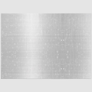 Silver Metallic Folie White Sneeuwkerst Tissuepapier