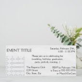 Silver Metallic look Background Kaart (Staand voorkant)