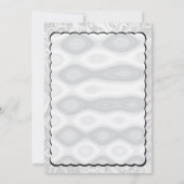 Silver Metallic look Background Kaart (Achterkant)