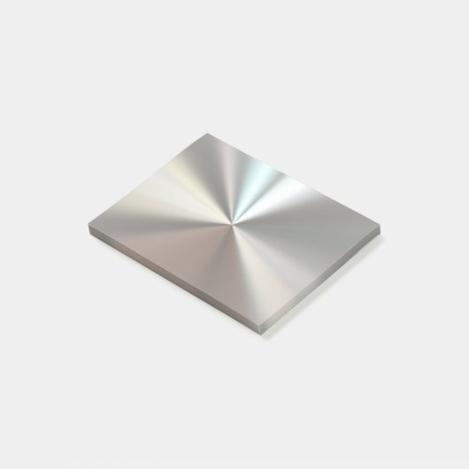 Silver Metallic Post-it® Notes (Schuin)