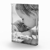 Silver Minimal Moederdag Photo Block Fotoblokken (Rechts)