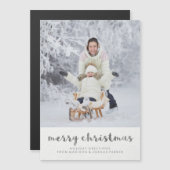 Silver minimalist kerstfoto (Voorkant / Achterkant)