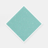 Silver Mint Mermaid Servet (Hoek)