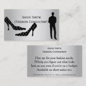 Silver Mode Consultant Visitekaartjes (Voorkant / Achterkant)