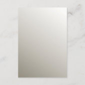 Silver  moderne detailbehuizing Kaart (Achterkant)