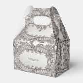 Silver  moderne gunstbox bedankdoosjes (Achterkant)