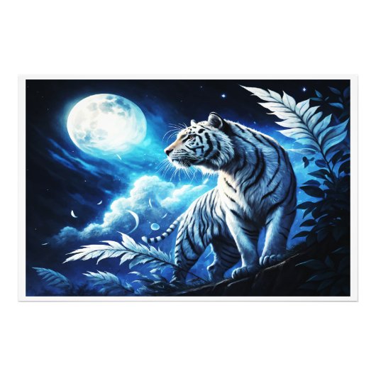 Silver Moon Foto Afdruk (Voorkant)