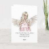 Silver Moon-Wenskaart Kaart (Achterkant)