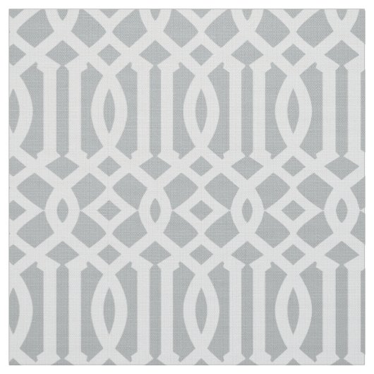 Silver Moroccan Pattern | Stof (Swatch)