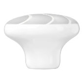 Silver Nautilus Coastal Style Keramische Knop (Zijkant)