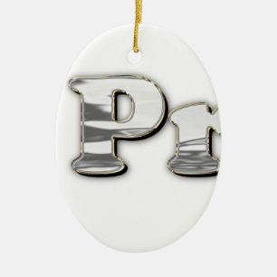 Silver Niet mijn President Keramisch Ornament