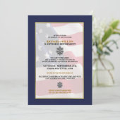 Silver Oak Leaf: Militaire Pensioen Kaart (Staand voorkant)