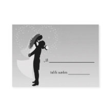 Silver Ombre Trouwtafel Plaatskaart
