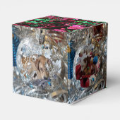 Silver Ornaments 4 Photo Favor Box Bedankdoosjes (Achterkant)