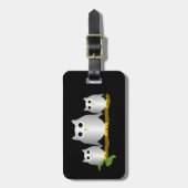 Silver Owls Design Bagagelabel (Voorkant verticaal)