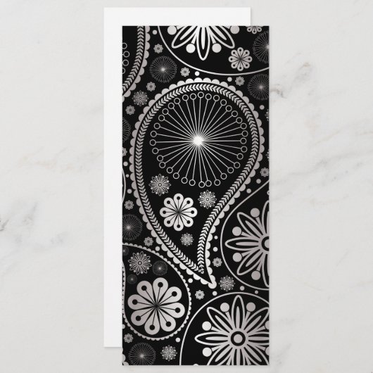 Silver paisley-patroon (Voorkant / Achterkant)