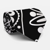 Silver paisley-patroon stropdas (Opgerold)