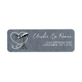 Silver Paris Passport Etiket (Voorkant)