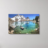 Silver Pass Tarn - Johm Muir Trail Canvas Afdruk (Voorkant)
