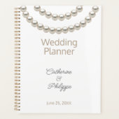 Silver Pearl Ketting bruiloft Planner (Voorkant)