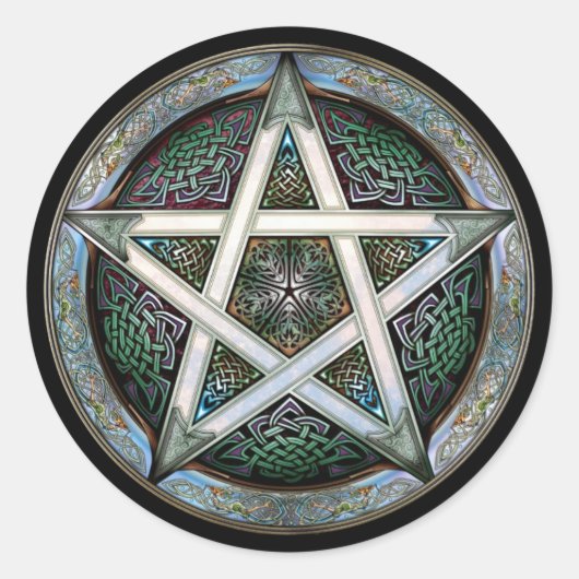 Silver Pentacle Stickers (Voorkant)