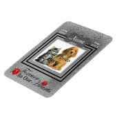 Silver Personal Cat of Dog Memorial - Forever Magneet (Linkerzijde)