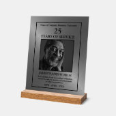 Silver/Personalised Photo - Employee Award (Angle)