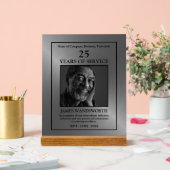 Silver/Personalised Photo - Employee Award (Mariage)